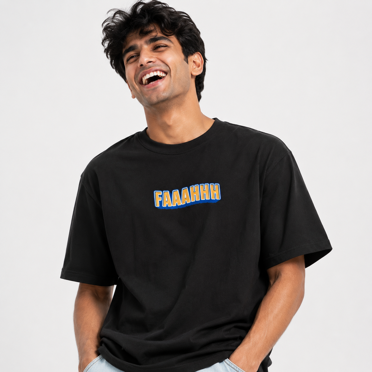 FAAHHH Oversized Tee | Meme Edition