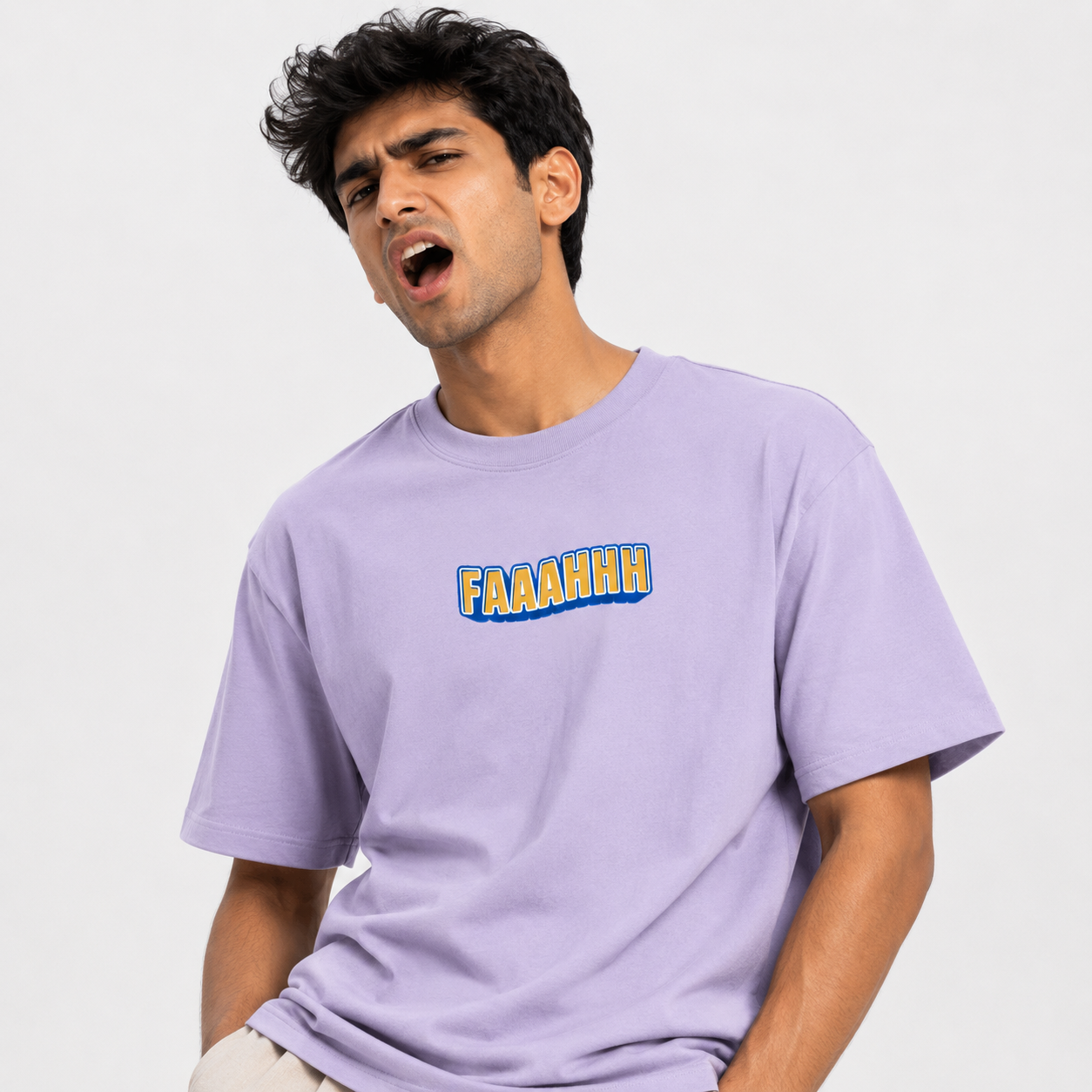 FAAHHH Oversized Tee | Meme Edition