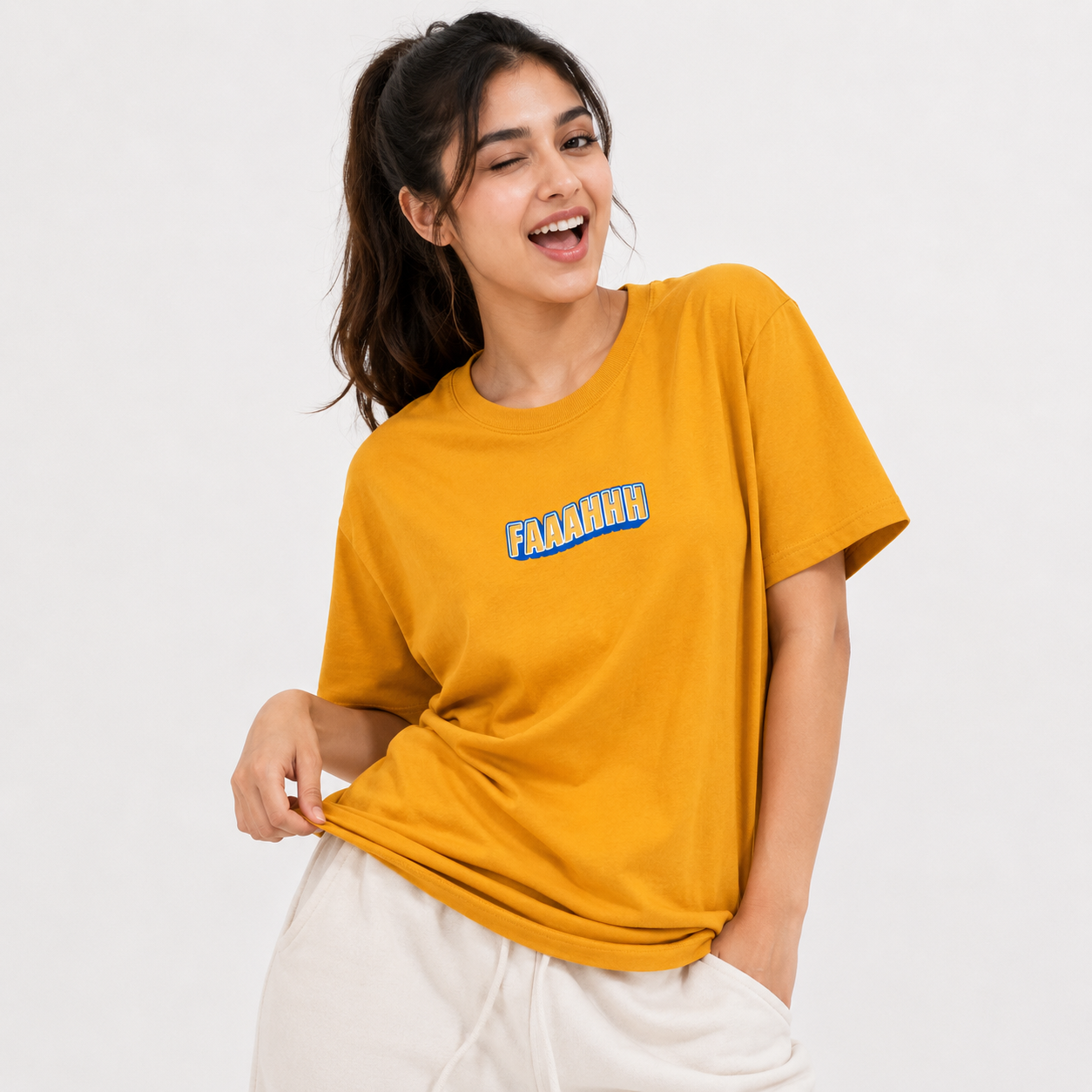 FAAHHH Oversized Tee | Meme Edition