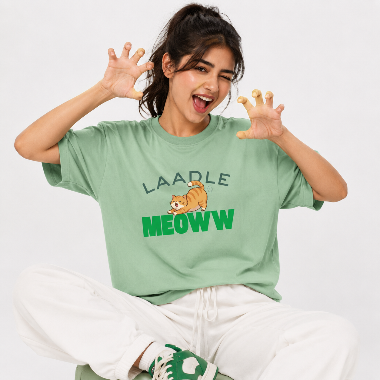 Laadle Meoww Classic Crew Tee