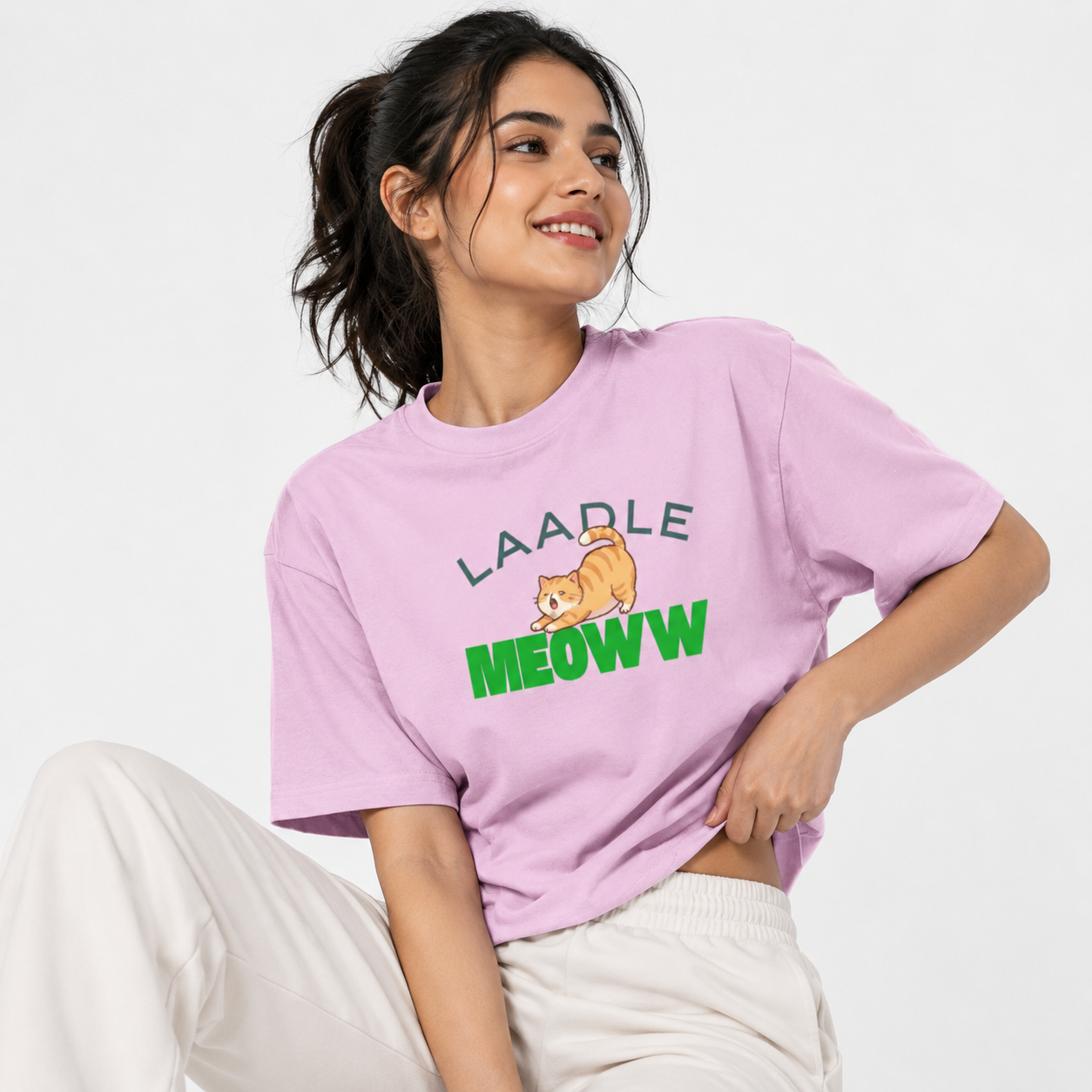 Laadle Meoww Classic Crew Tee