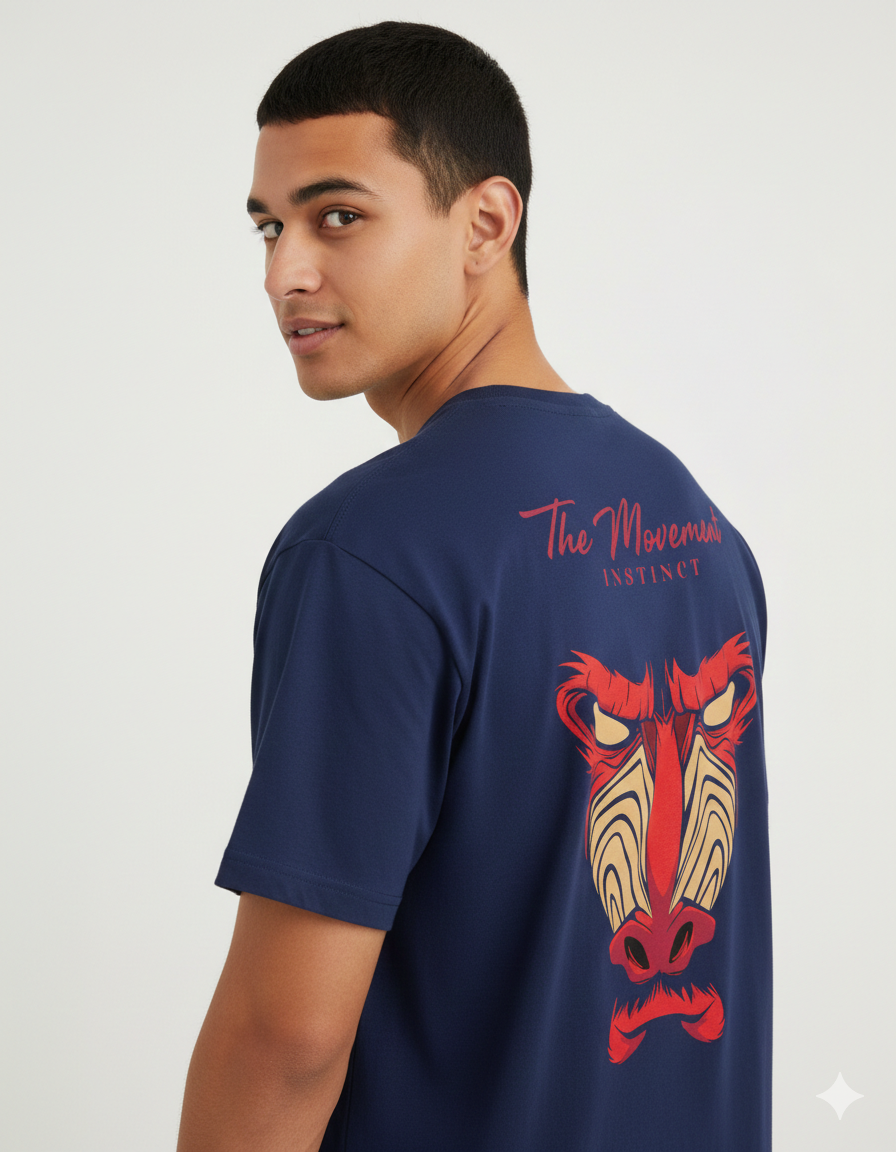 Non Human Tee | The Movement — Instinct | Royal Blue