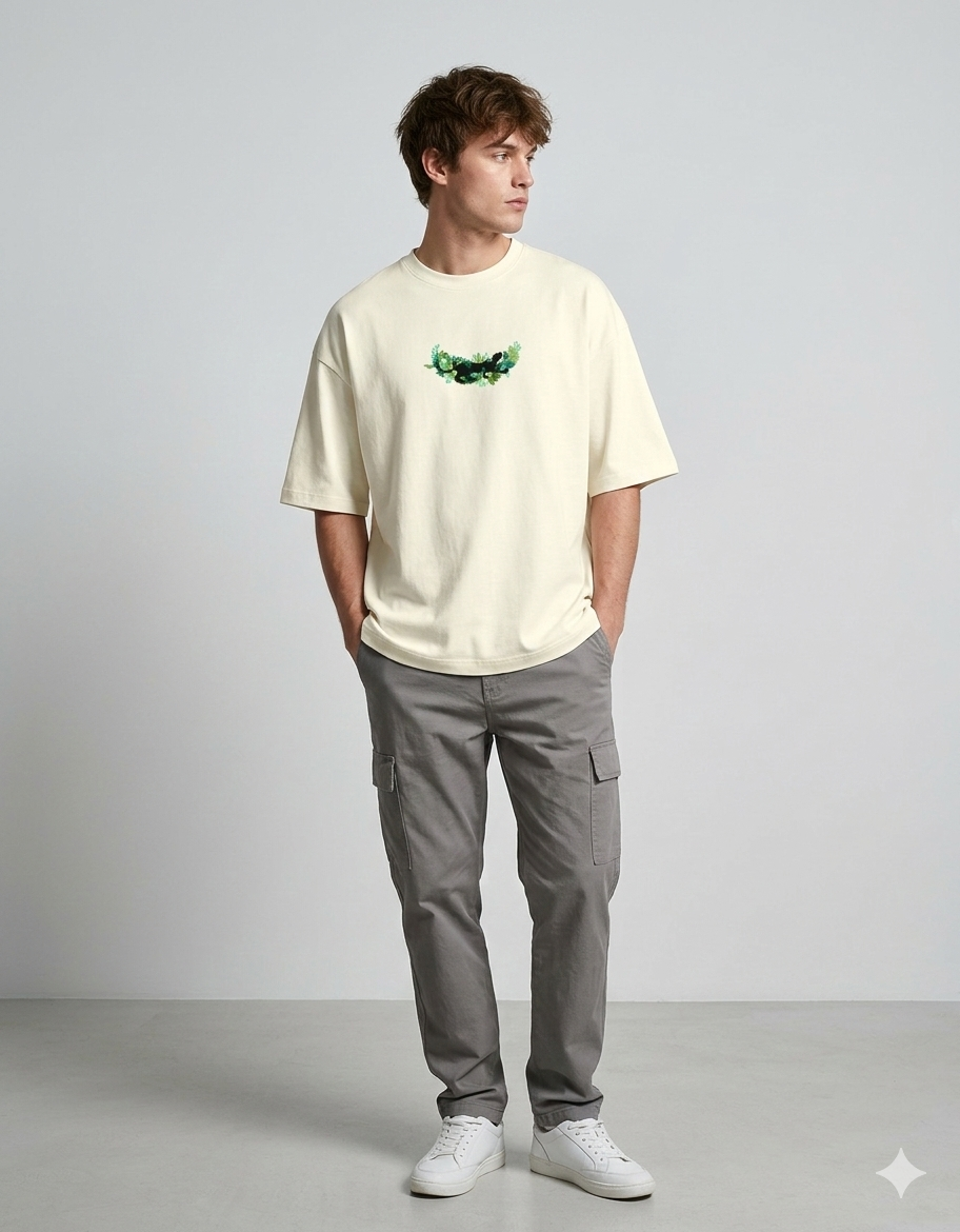 Jungle Panther Terry Oversized Tee | The Movement